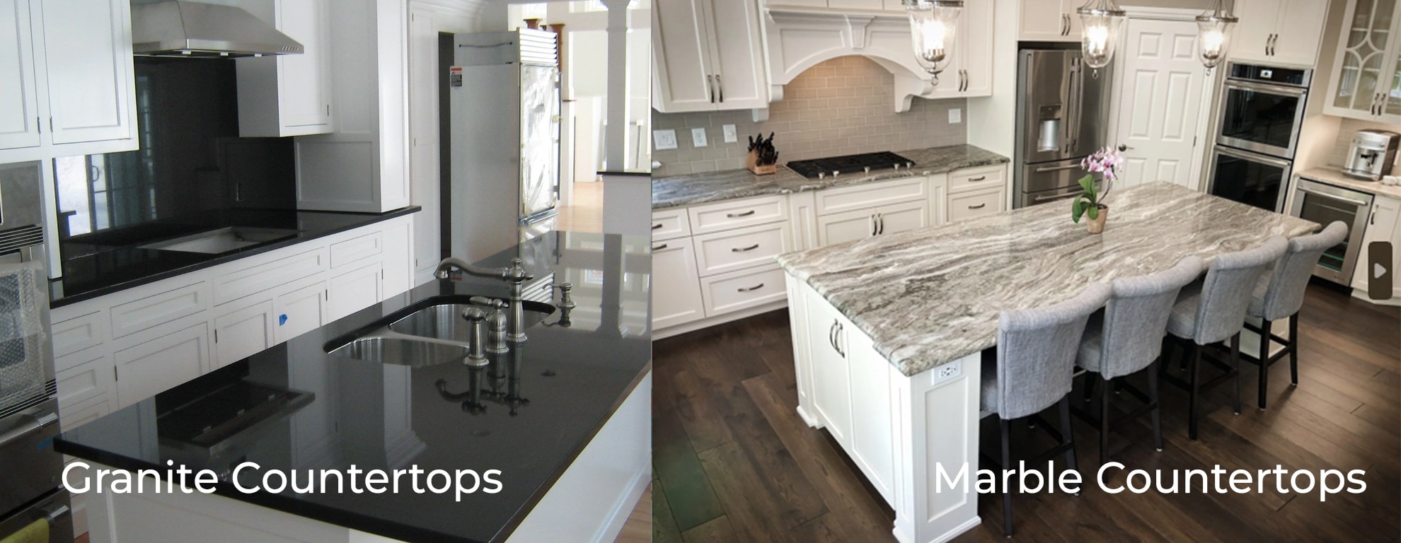 Stone Depot :Ddifference Between Marble and Granite Countertops for Kitchen
