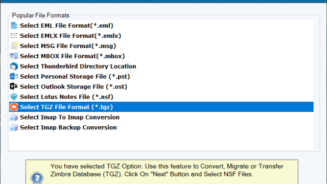 Complete Solution: To Export/Convert Zimbra TGZ Files to MSG
