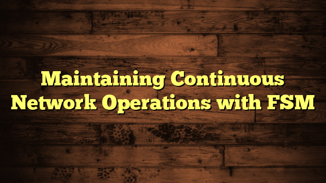 Maintaining Continuous Network Operations with FSM
