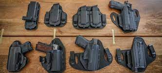 How many categories of leather holsters are crafted since 1980’s?