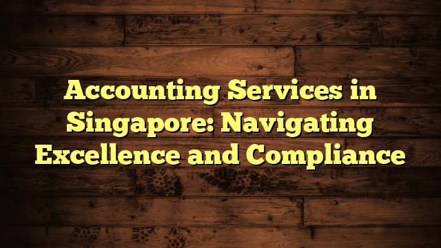 Accounting Services in Singapore: Navigating Excellence and Compliance